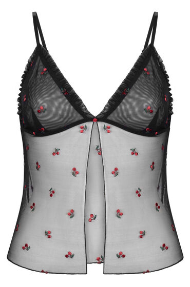 Thumbnail - Hunkemöller Camisole aus Mesh Chelsey Schwarz