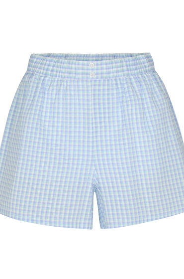 Thumbnail - Hunkemöller Pyjama Short Seersucker Blau