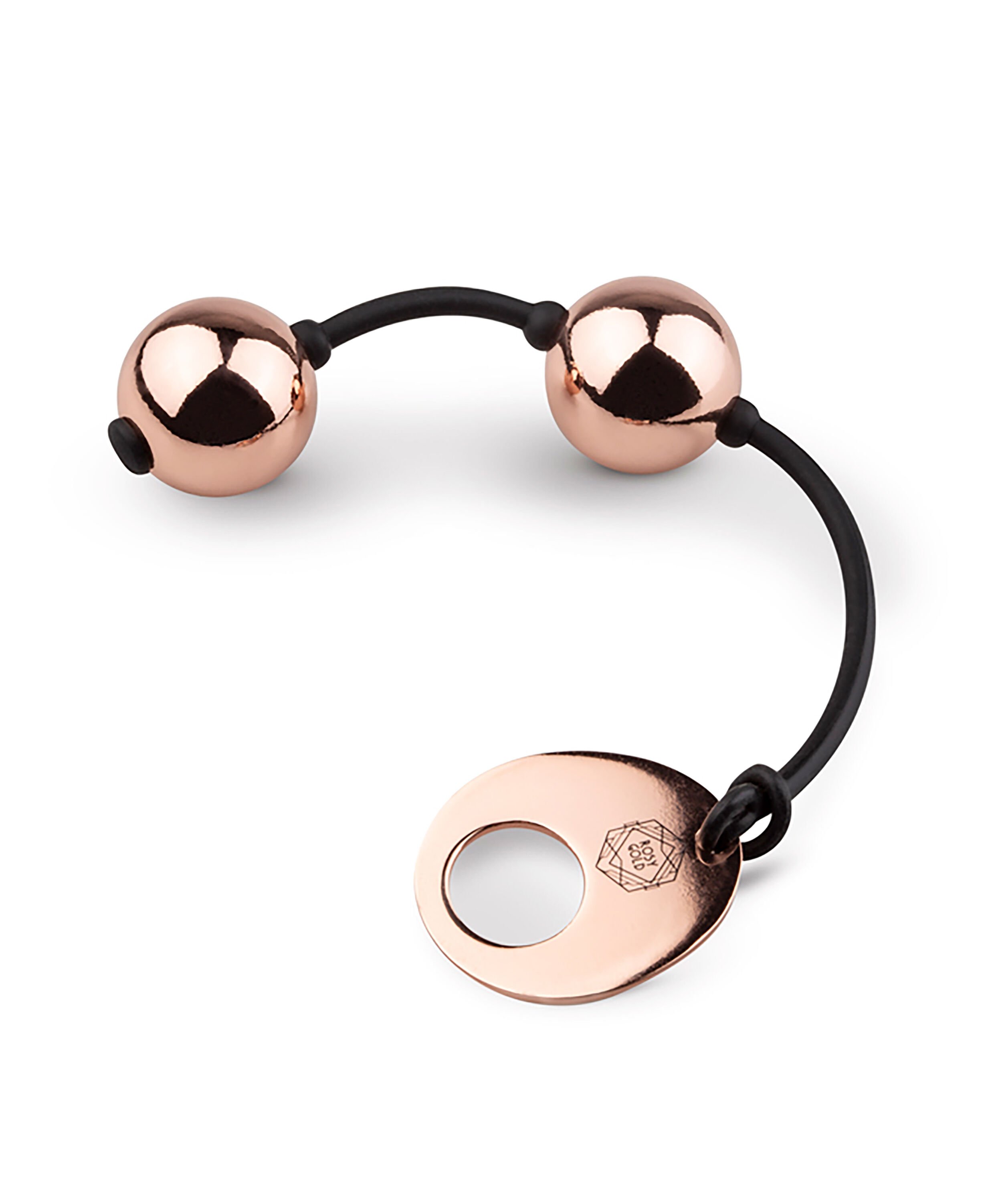Rosy Gold Nouveau Kegel Balls, Rosa