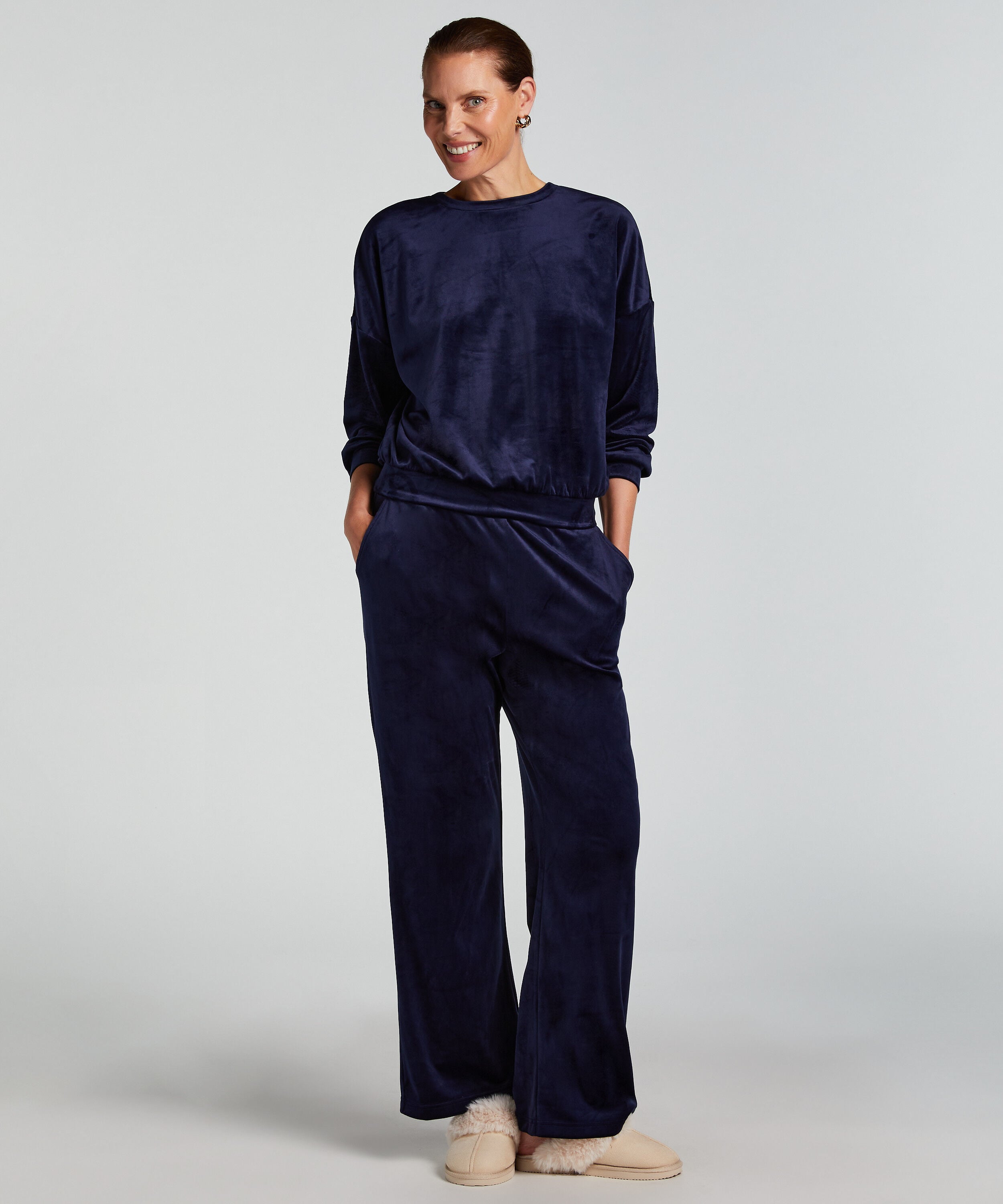 Pyjamahose aus Samt