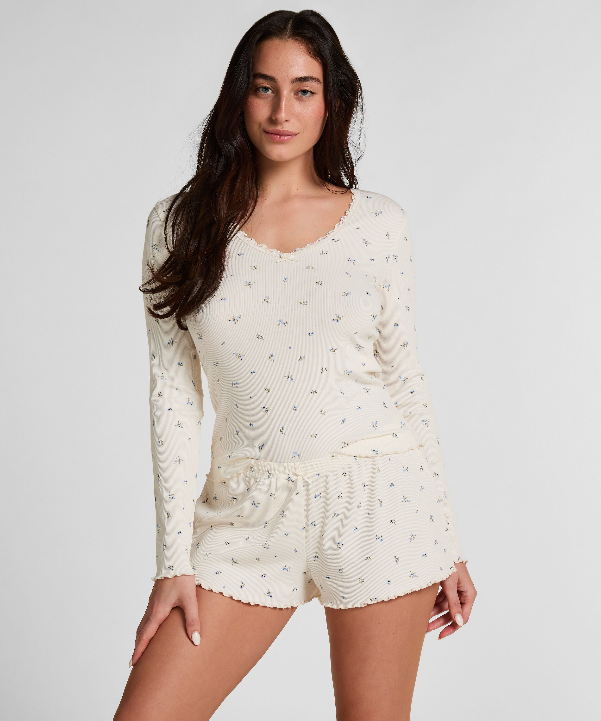 Pyjama Set Daisy, Weiß Pyjama Set Daisy, Weiß