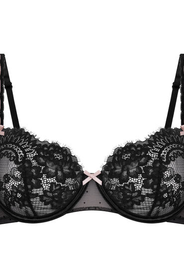 Thumbnail - Hunkemöller Dorothy Unwattierter Bügel-BH Schwarz