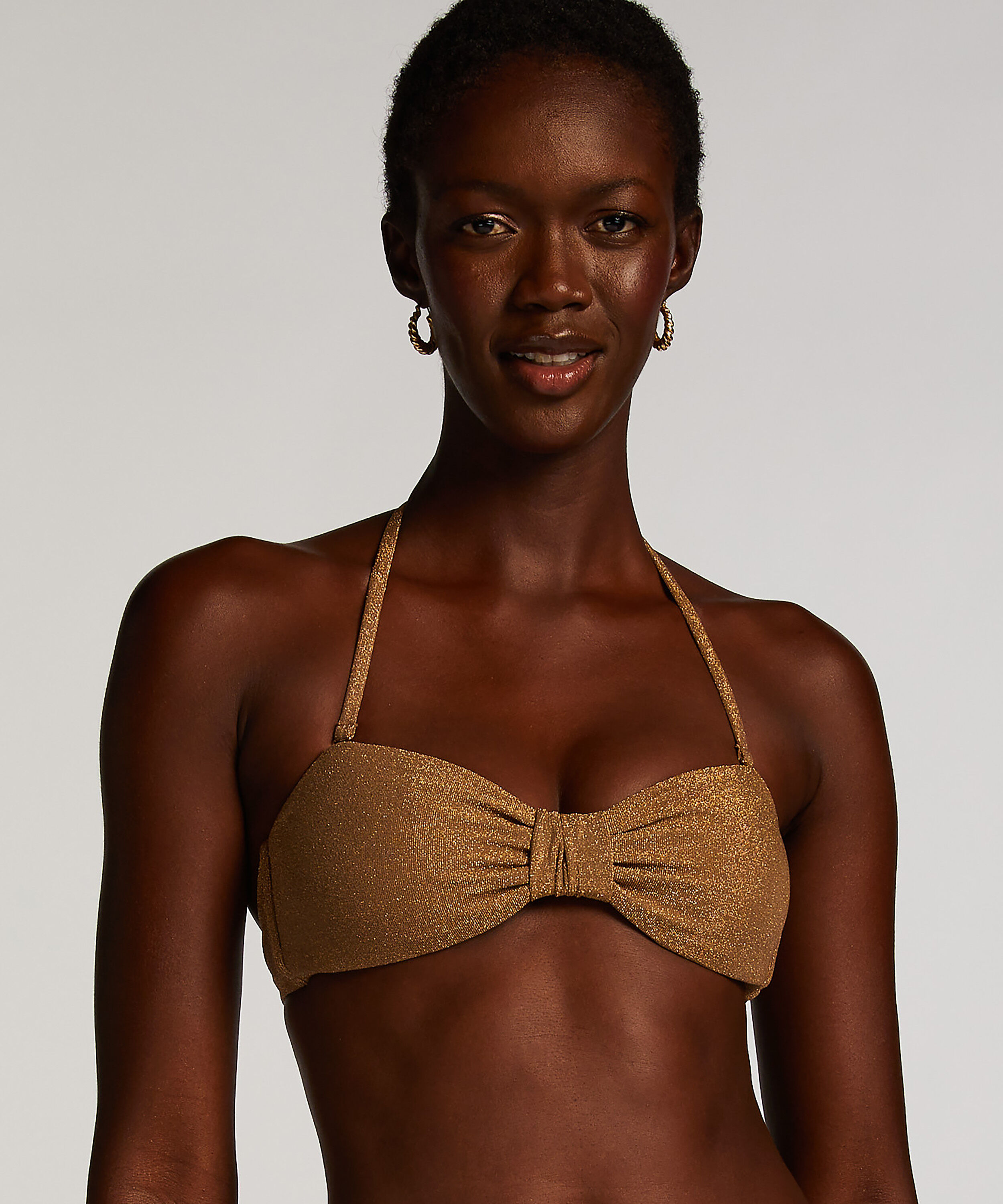 Bandeau-Bikini-Top Goldie Shimmer, Gelb Bandeau-Bikini-Top Goldie Shimmer, Gelb