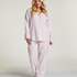 Pyjamahose aus Flanell, Lila