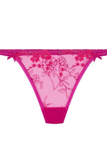 Thumbnail - Hunkemöller Peonie String mit hohem Beinausschnitt Rosa