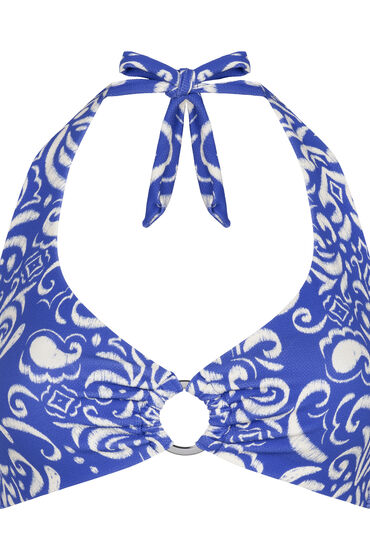 Thumbnail - Hunkemöller Halter Crop Top Cancun Blau