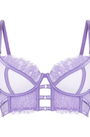 Thumbnail - Hunkemöller Unwattierter Longline-Bügel-BH Nienke Lila