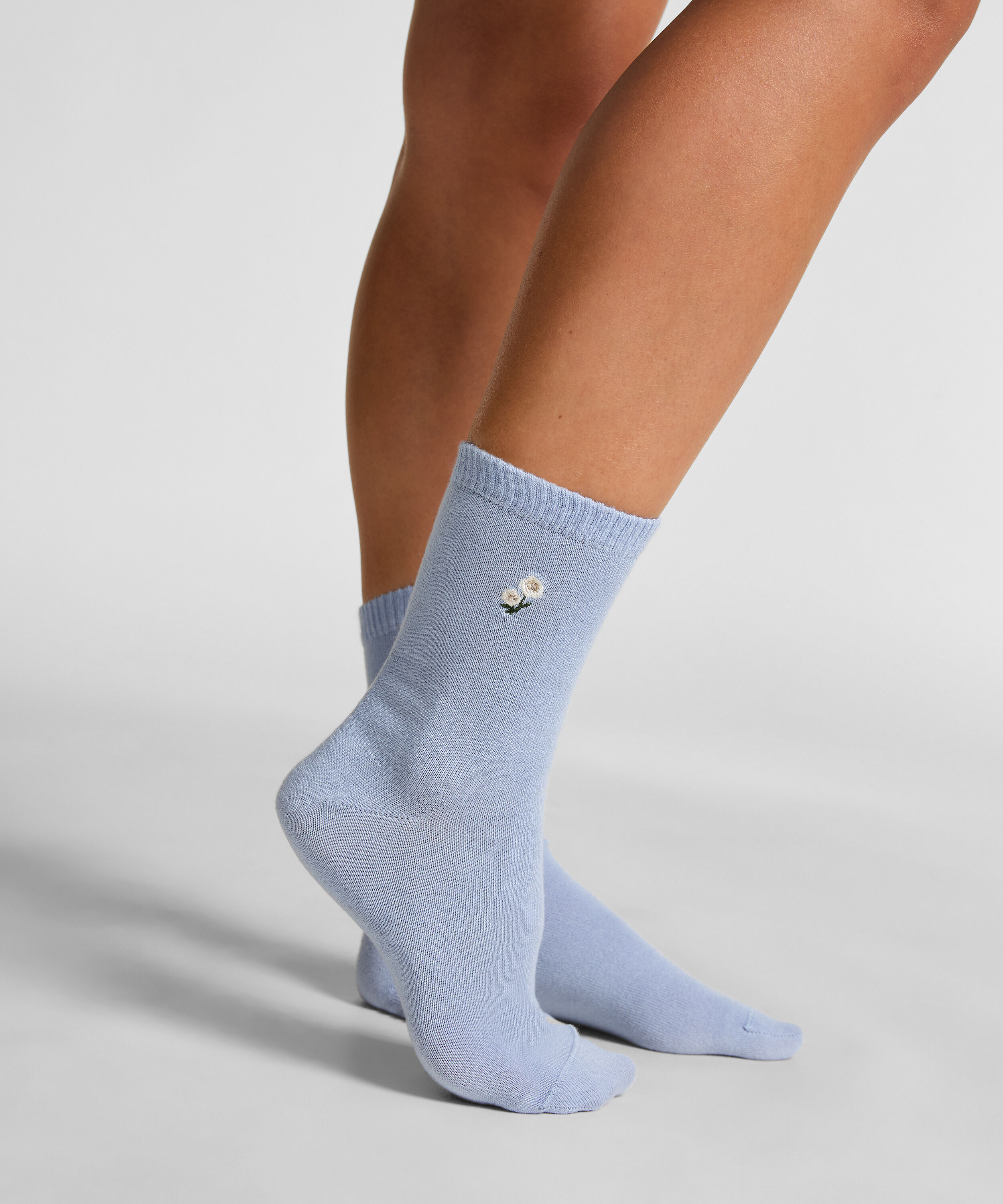Crew-Socken aus Modal, Blau