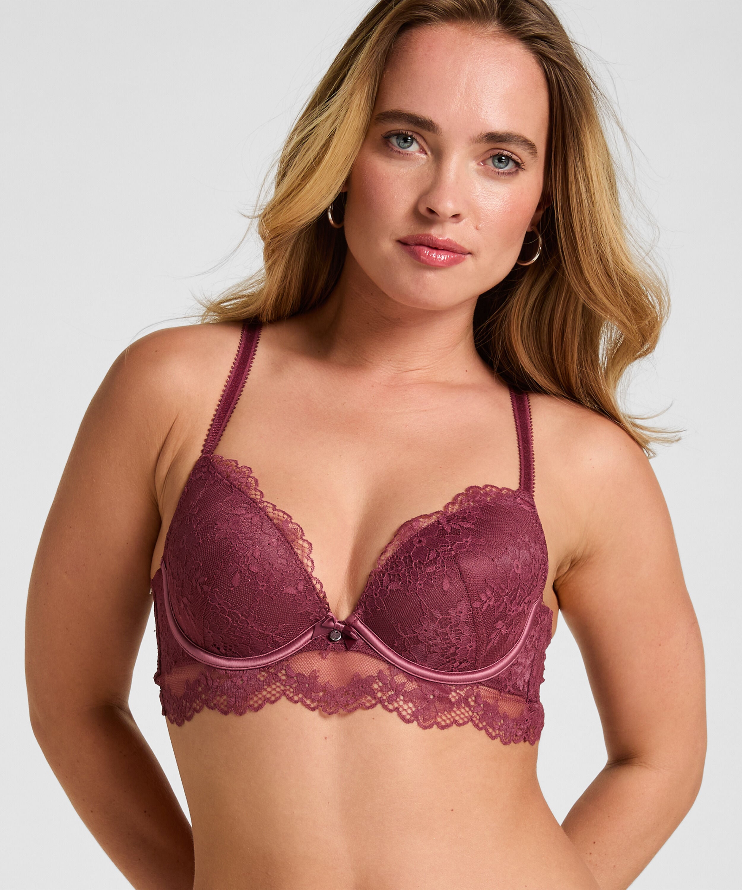 Longline-BH mit Bügel und Polsterung Naomi
