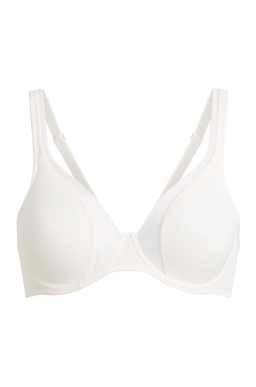 Thumbnail - Hunkemöller Unwattierter Bügel-BH Mesh Weiß