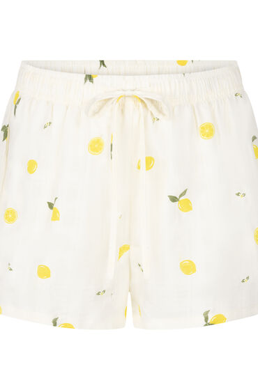 Thumbnail - Hunkemöller Lemon Pyjamashorts Weiß