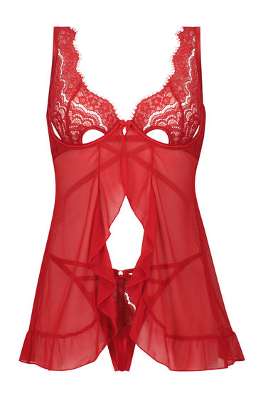 Thumbnail - Hunkemöller Babydoll Seraphina Rot