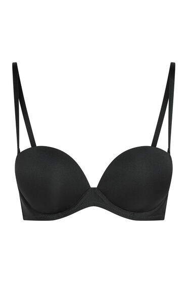 Thumbnail - Hunkemöller Vorgeformter Strapless-Maximizer-BH Schwarz