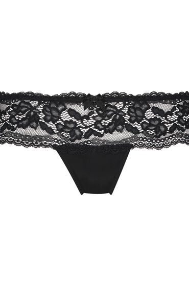 Thumbnail - Hunkemöller Boxerstring Florence Schwarz