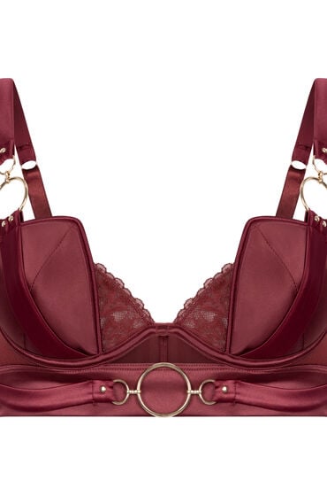 Thumbnail - Hunkemöller Marjolein Vorgeformter Longline-Bügel-BH Rot