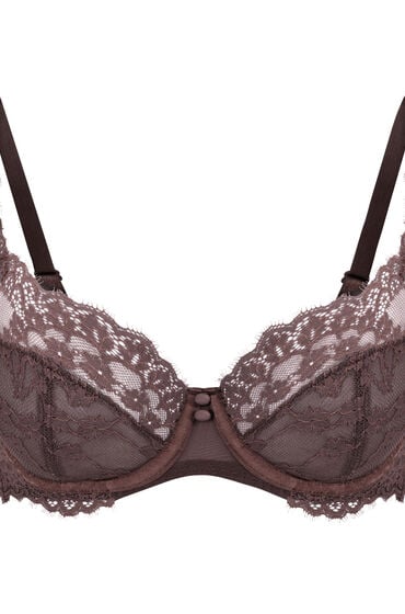 Thumbnail - Hunkemöller Unwattierter Bügel-BH Daisy Braun