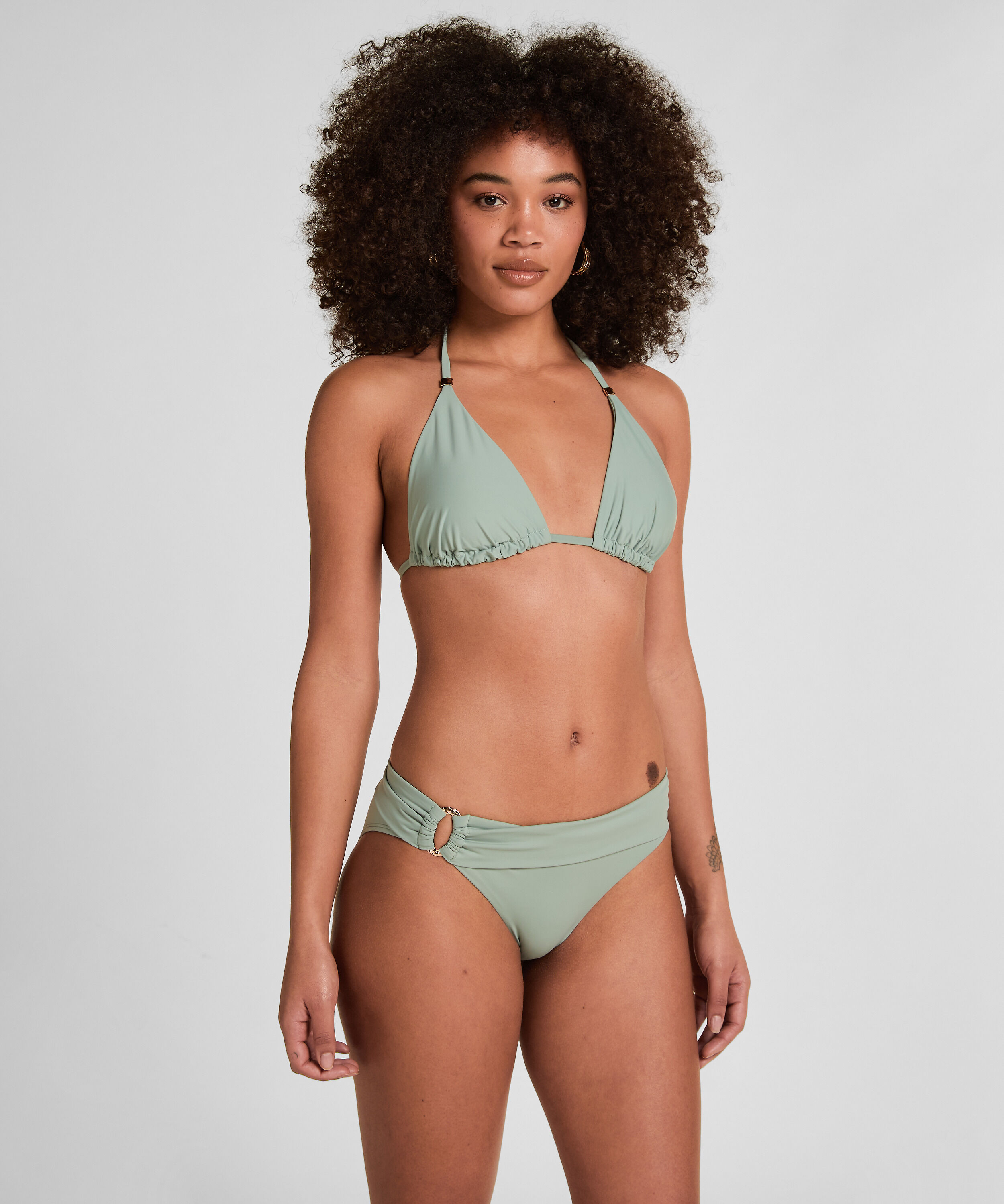 Luxe Rio Bikini-Unterteil, Grün