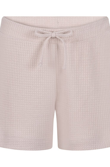 Thumbnail - Hunkemöller Short Waffle Sloane Beige