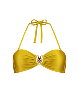 Bandeau-Bikini-Top Nice, Gelb