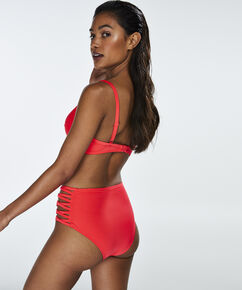 Hoher Cheeky-Bikinislip Sunset Dream, Rot