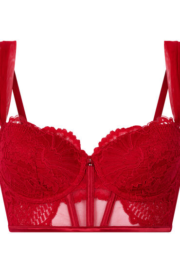 Thumbnail - Hunkemöller Vorgeformter Longline-Bügel-BH Withney Rot