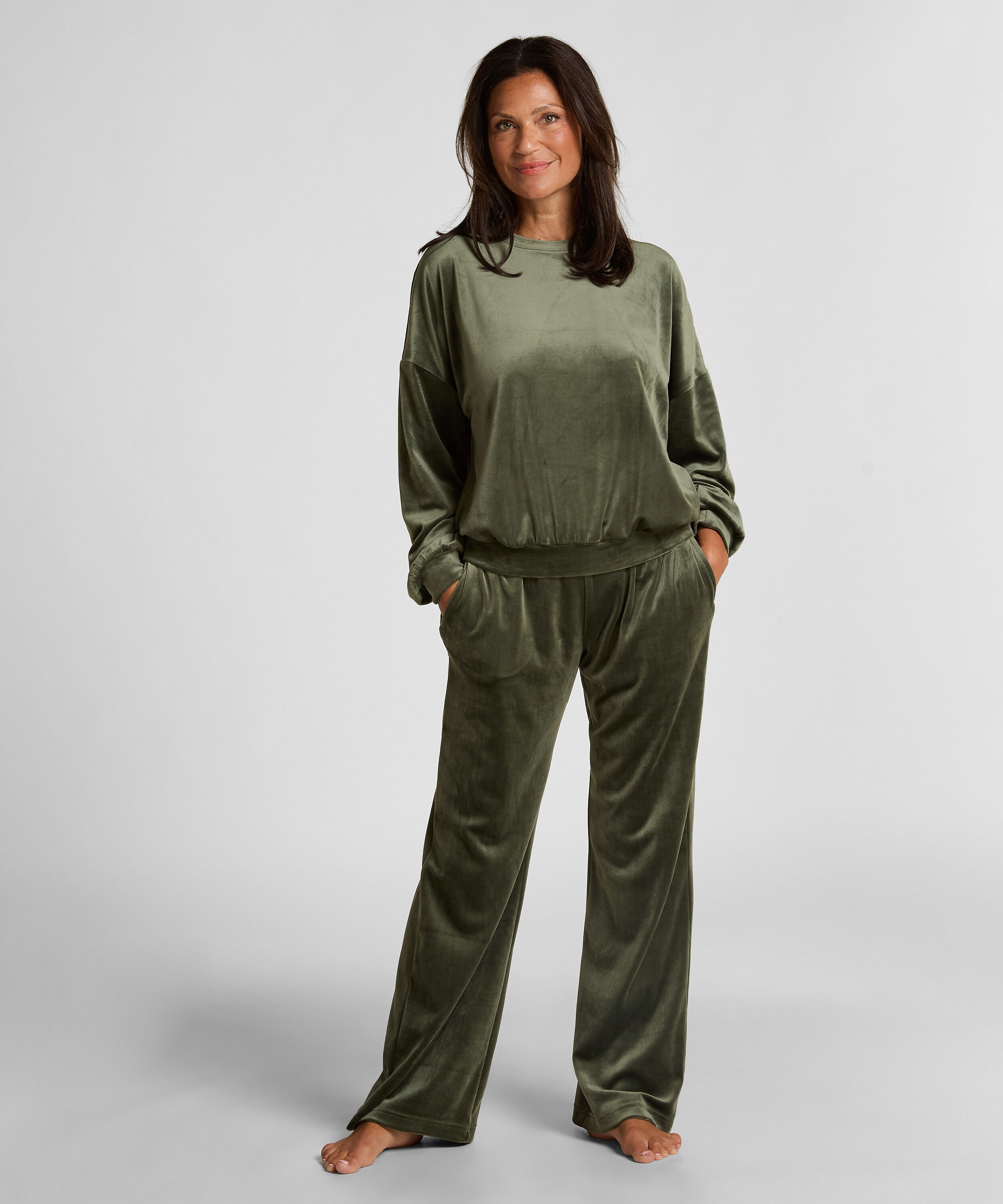 Pyjamahose aus Samt