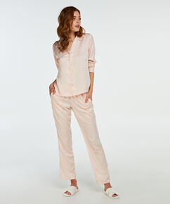 Pyjamahose Satin, Rose