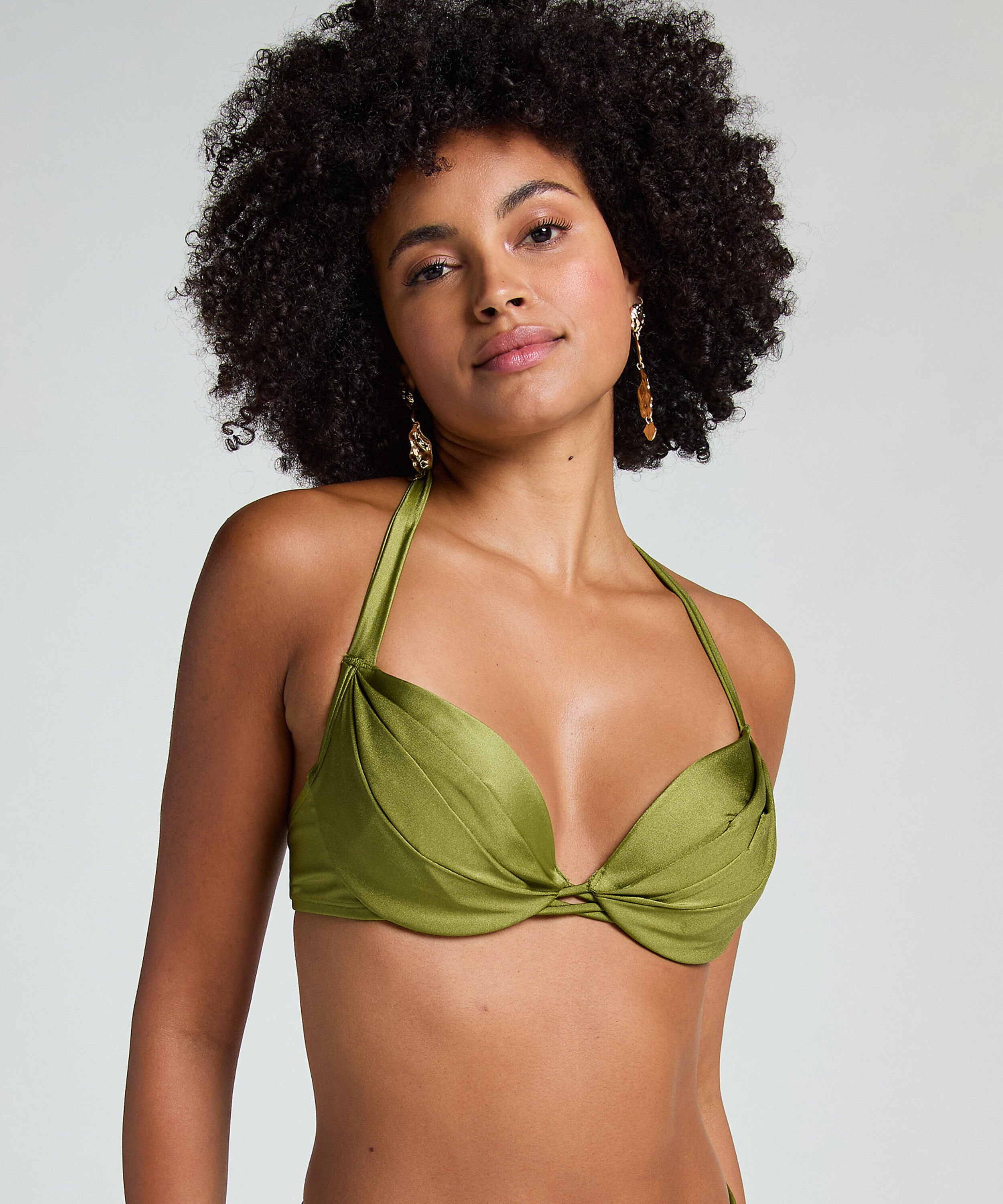 Holbox Bikini-Top, Grün