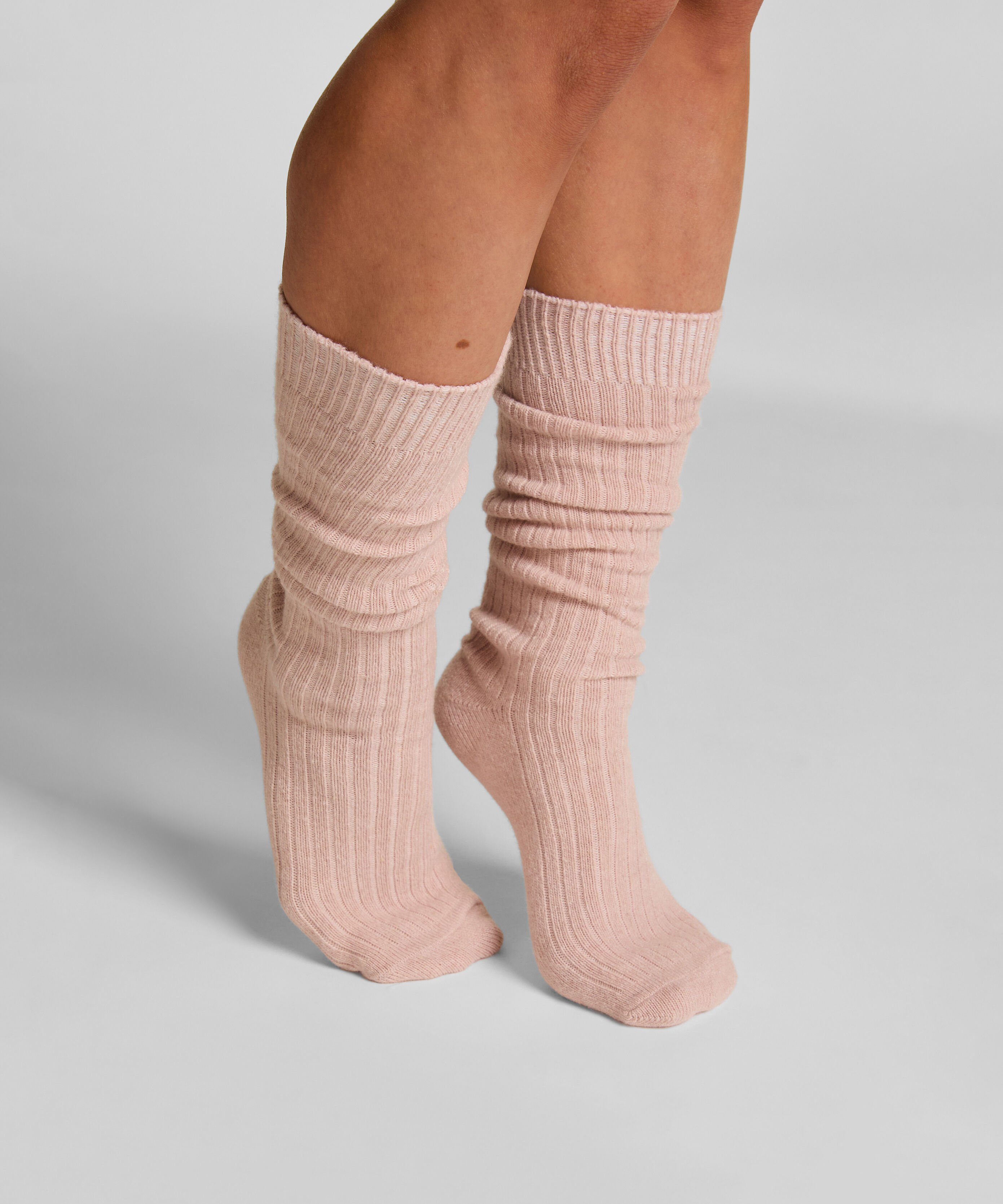 Socken aus Kaschmir-Mix, Rosa