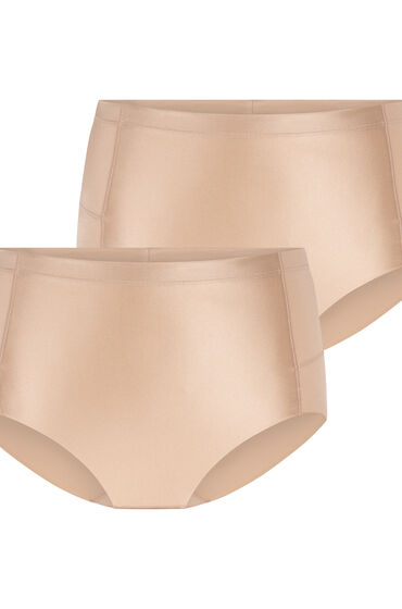 Thumbnail - Hunkemöller 2er-Set Straffender Formslip Beige