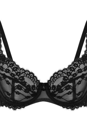 Thumbnail - Hunkemöller Unwattierter Bügel-BH Daisy Schwarz