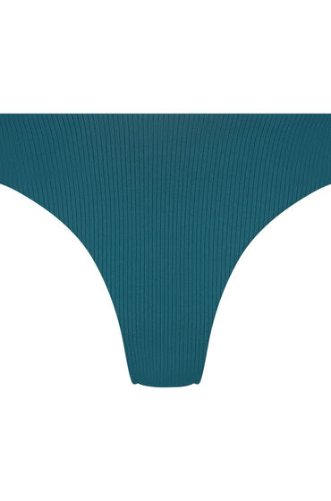 Thumbnail - Hunkemöller Bikini Slip mit hohem Beinausschnitt Eclipse Grün