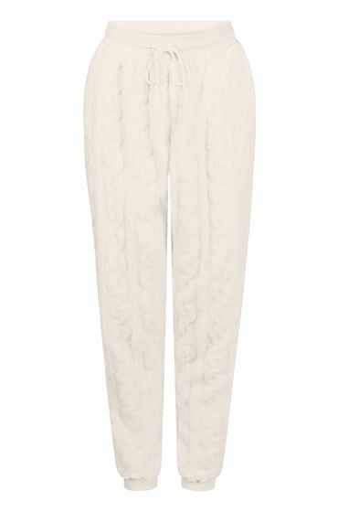 Thumbnail - Hunkemöller Jogger Cable Fleece Weiß