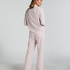 Pyjamahose aus Flanell, Lila