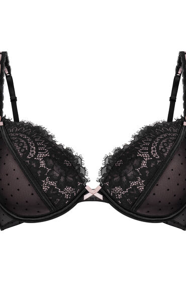 Thumbnail - Hunkemöller Dorothy Vorgeformter Bügel-BH Schwarz