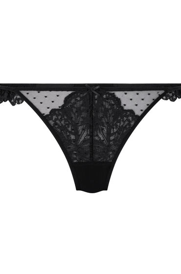 Thumbnail - Hunkemöller Posie String Schwarz