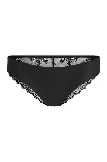 Thumbnail - Hunkemöller Invisible Brazilian Lace Back Schwarz