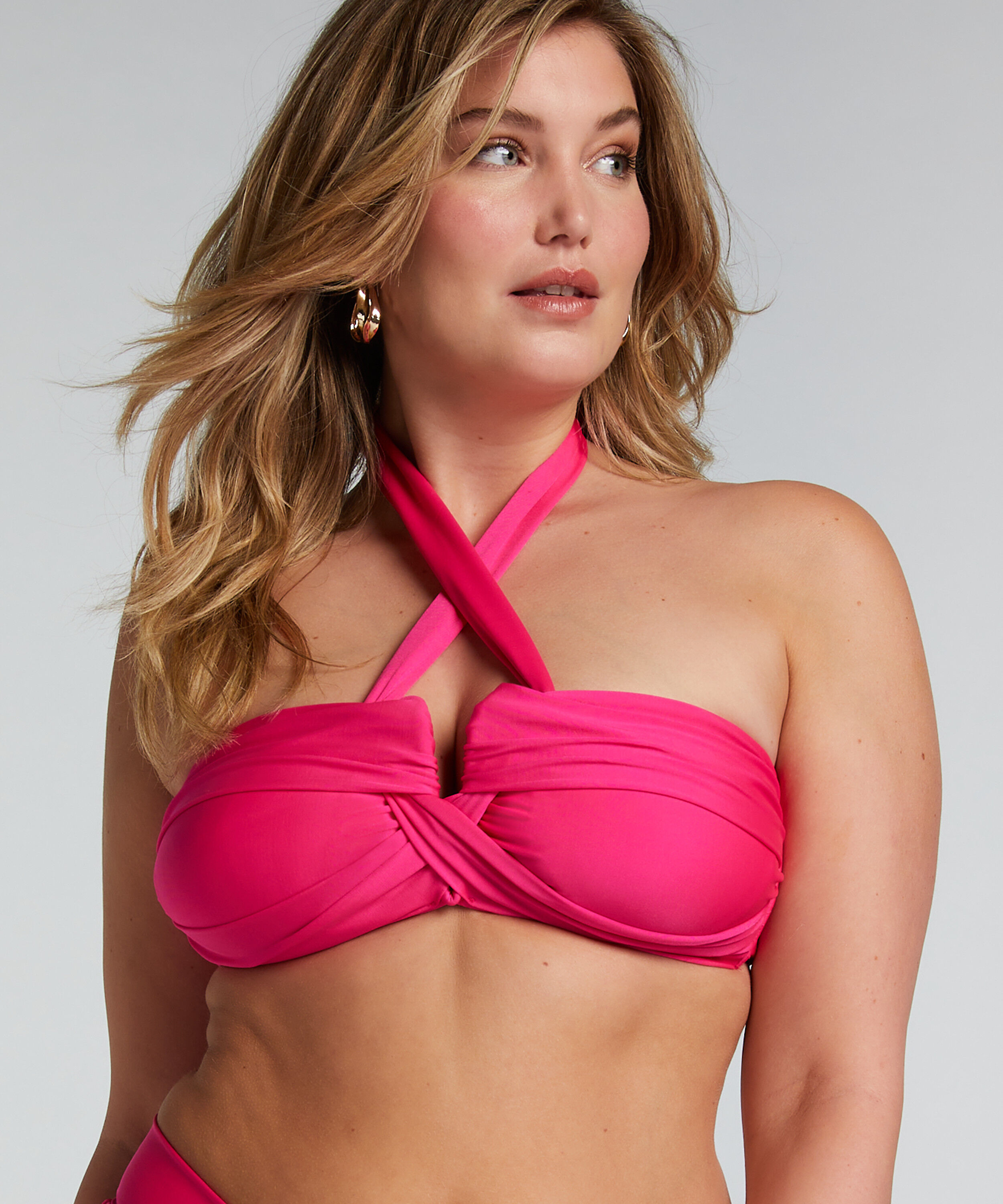 Bikini-Crop-Top Naples, Rosa Bikini-Crop-Top Naples, Rosa