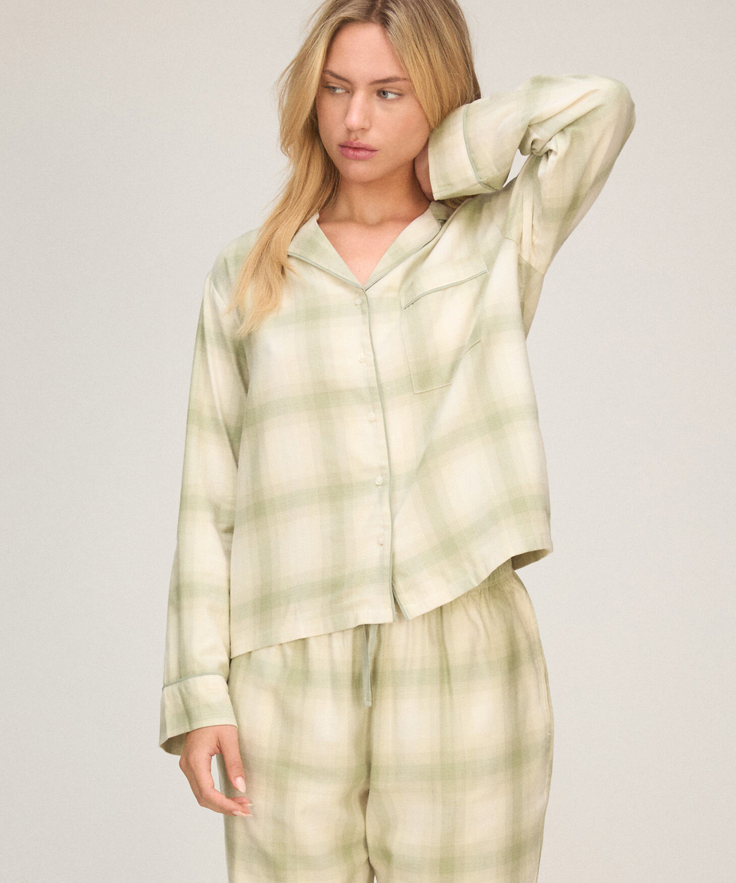 Pyjama-Jacke Longsleeve Woven