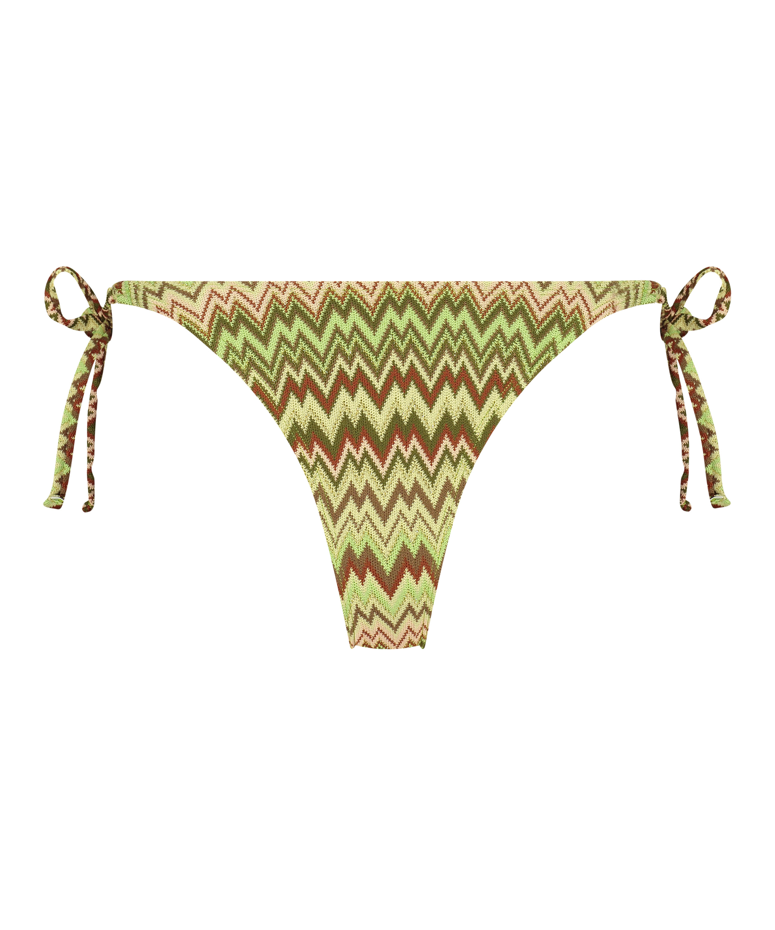Bikini Slip mit hohem Beinausschnitt Alcapulco, grün, main