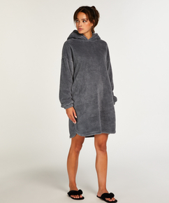 Kleid aus Snuggle Fleece Lounge, Grau