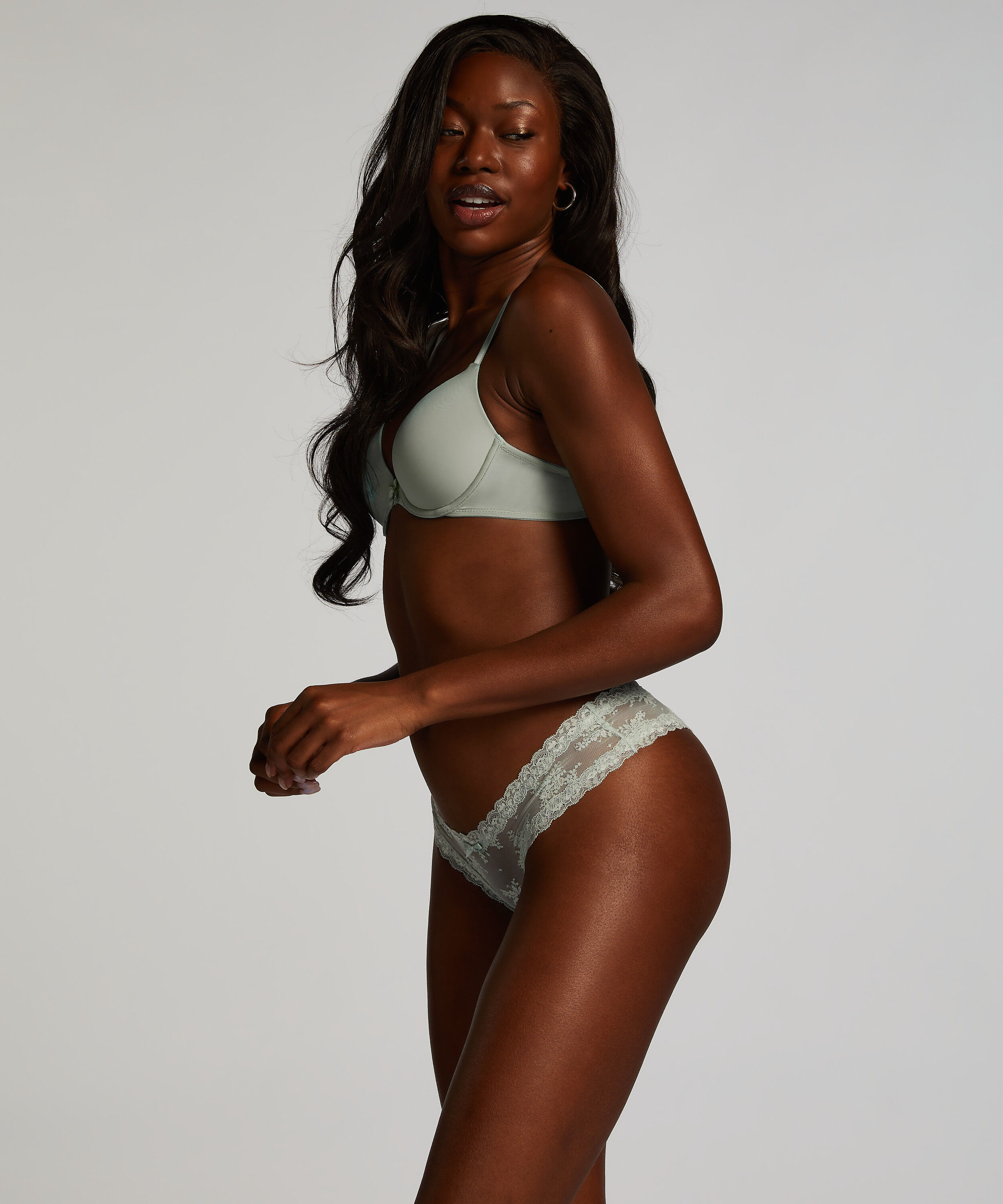 Brazilian V-shape Mesh, Grün