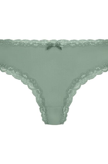 Thumbnail - Hunkemöller Brazilian V-shape Mesh Grün