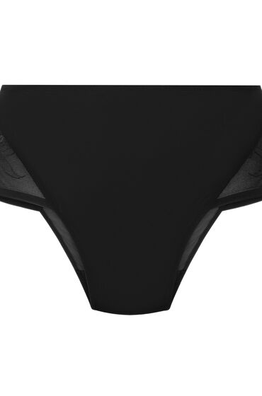 Thumbnail - Hunkemöller Brazilian-Slip mit hoher Taille Jocelyn Schwarz