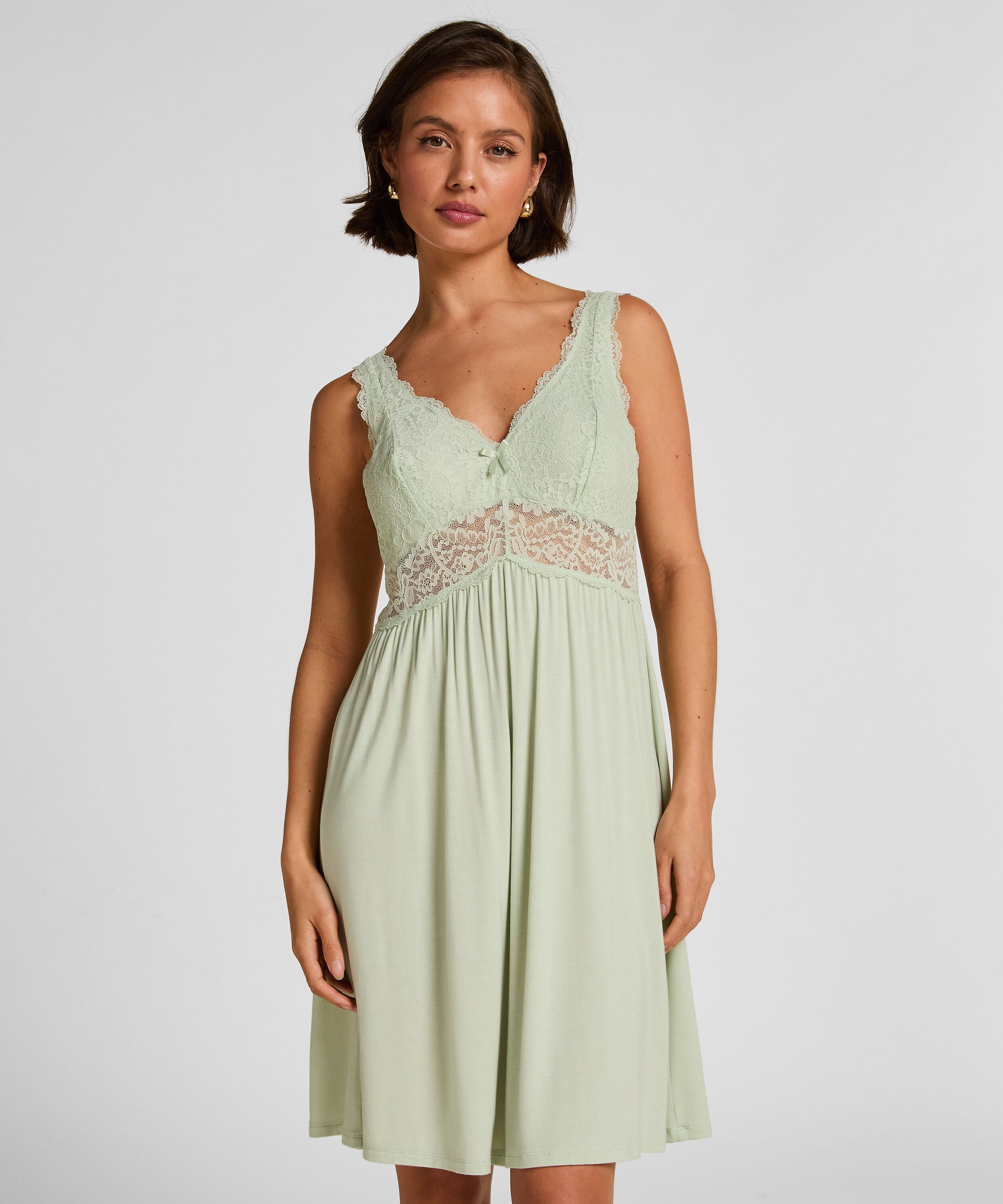 Slipdress Nora Lace, Grün Slipdress Nora Lace, Grün