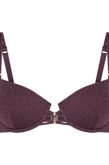 Thumbnail - Hunkemöller Panama Gepolstertes Bügel-Bikini-Oberteil Lila