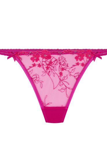 Thumbnail - Hunkemöller Peonie String mit hohem Beinausschnitt Rosa
