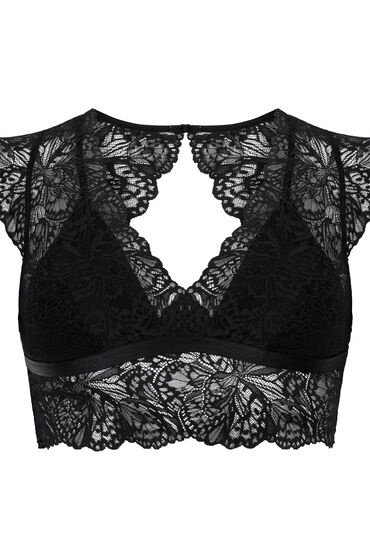 Thumbnail - Hunkemöller Bralette Poesie Schwarz