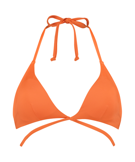 Triangle-Bikini-Oberteil Fire, Orange