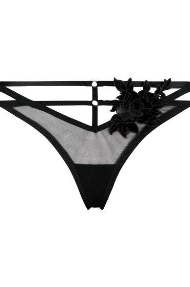 Thumbnail - Hunkemöller Tanga String Effie Schwarz